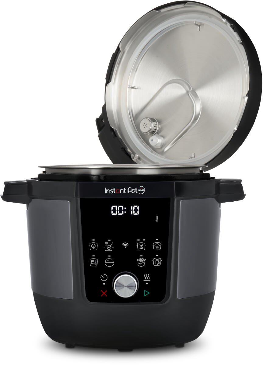 Afbeelding 2 van Instant Pot Duo Plus Multicooker – 5,7 Liter – 9-in-1 Elektrische Hogedrukpan – 1200W – Roestvrijstalen Binnenpan – Slowcooker, Rijstkoker, Stomer, Sous-vide, Warmer – Met LCD-scherm en Timerfunctie – Vaatwasserbestendige Onderdelen – 4 -6 personen