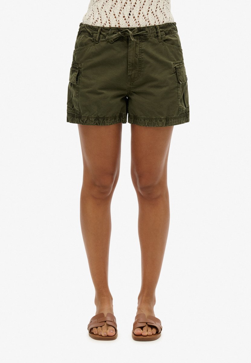 Superdry Cargoshort Dames Korte broeken Groen