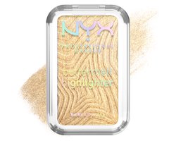 NYX Professional Make Up Buttermelt Highlighter - Blijft tot 12u zitten - Verrijkt met mango-, amandel- en sheaboter - Butta Than Gold - 5gr