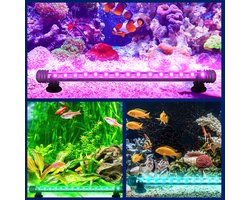 Aquariumverlichting RGB met controller - Lengte 73 cm - 8.4 Watt - Aquarium lamp - Aquarium licht - Aquariumlamp - Dimbaar