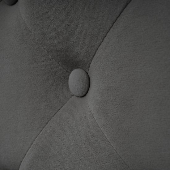 Polsterbett - Einzelbett - avec chargement USB Type C Fonction de chargement - APP-Control LED Bettgestell - Metallbett - 90x200 - Bettrahmen - 2 étagères - Samt - Sans Matras