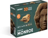 CARTONIC-Puzzle 3D- Marilyn Monroe-Puzzle 3D- Jouets- Puzzle- DIY- Créatif- Carton- Enfants et adultes- 3D- puzzle