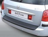 RGM ABS Achterbumper beschermlijst passend voor Peugeot 407 SW -2009 Zwart