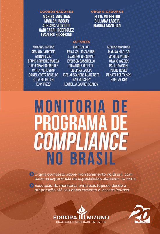 Monitoria de Programa de Compliance no Brasil - cover
