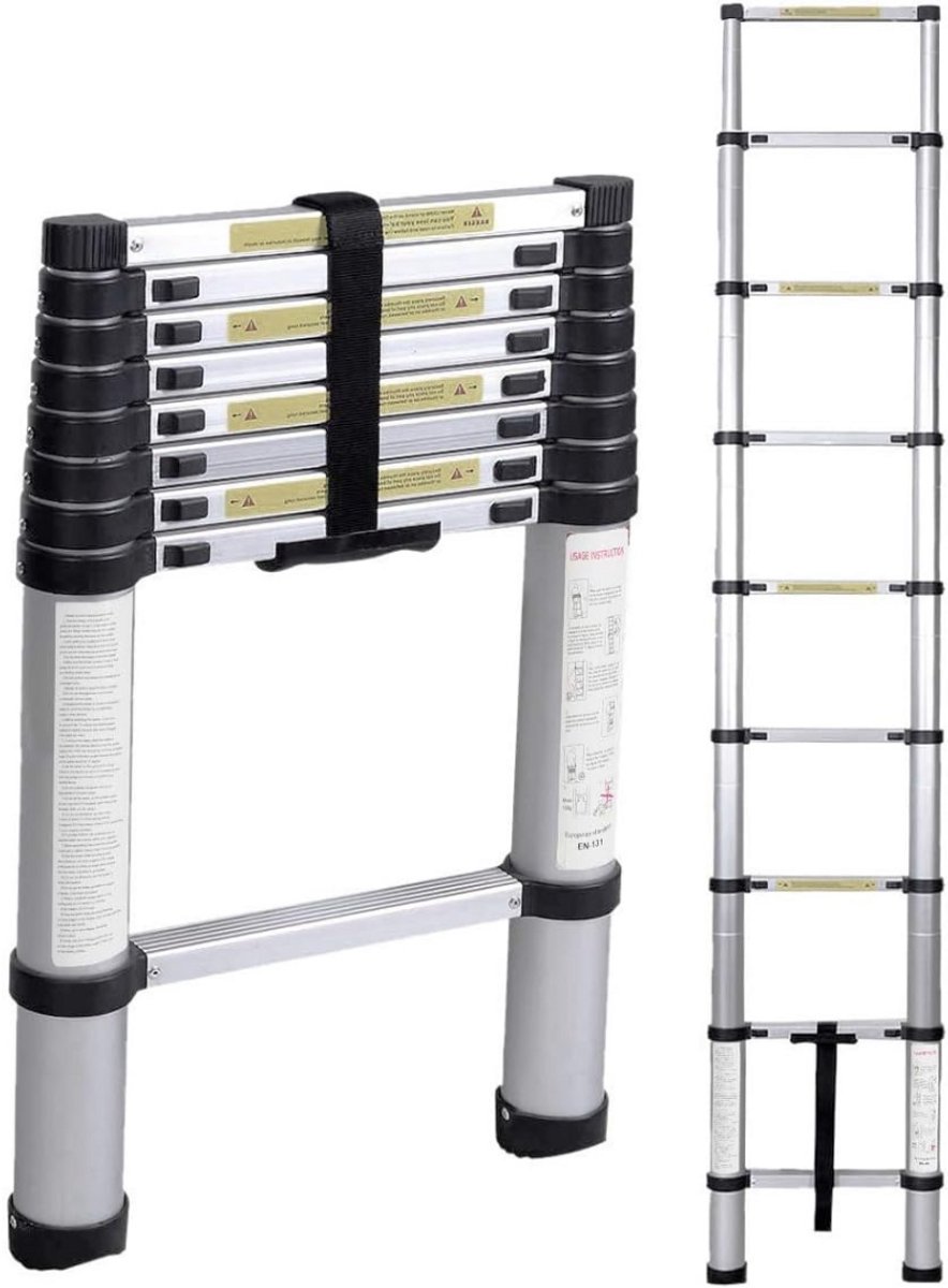 Telescopische Ladder - Huishoudtrap - Vouwladder - 2.6M