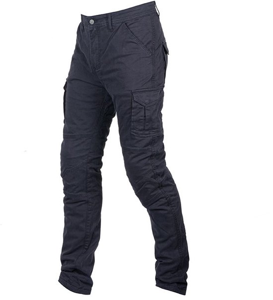 MOTOBLOUZ Motorbroek BATILIUS Mannen Indigo blauw M CE-gekeurd