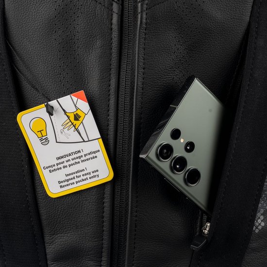 Veste de moto LUXON TFL Homme Mi-saison Zwart L Homologué CE par MOTOBLOUZ