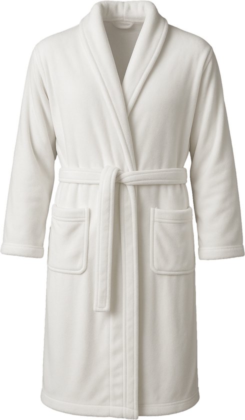 Zest - Badjas - Wit - maat L / XL - Heerlijk Warm & Zacht - Ochtendjas - Badjassen