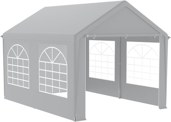 Outsunny 4 Seitenteile für 3x4 Pavillon it Haken