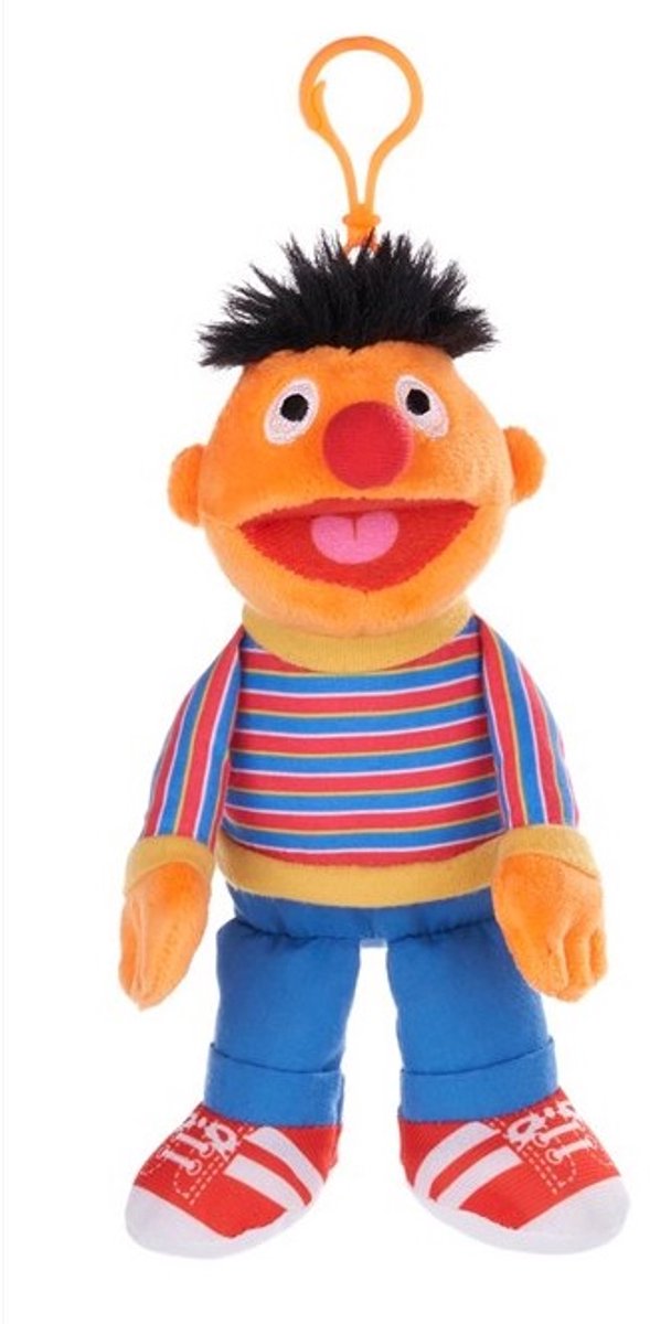 Sesamstraat - Ernie Bagclip - Pluche - Sesame Street