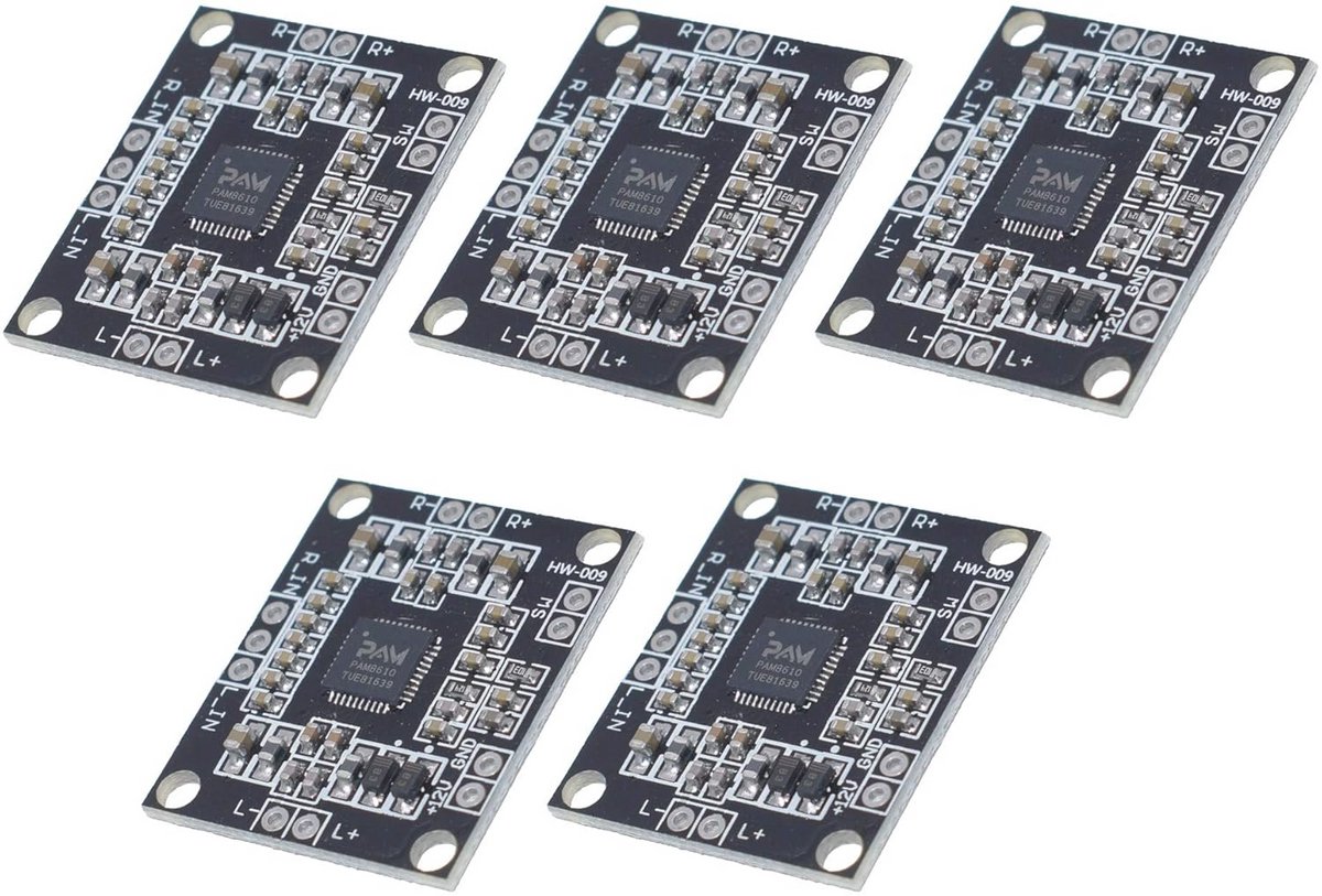 2x15W Digitale Stereo Versterker Audio Board - 5 Stuks