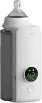 Draagbare Flessenwarmer Onderweg - Flesverwarmer - Flessenwarmer - 4 Temperatuurniveaus - USB Oplaadbaar - Draadloos