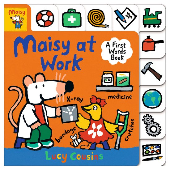 Maisy- Maisy at Work: A First Words Book - cover