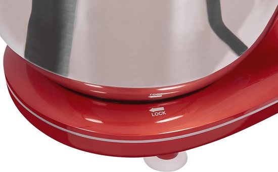 Keukenmachine 1200 Watt met 10 standen en 5 liter kom - Rood van Merkloos — afbeelding 5