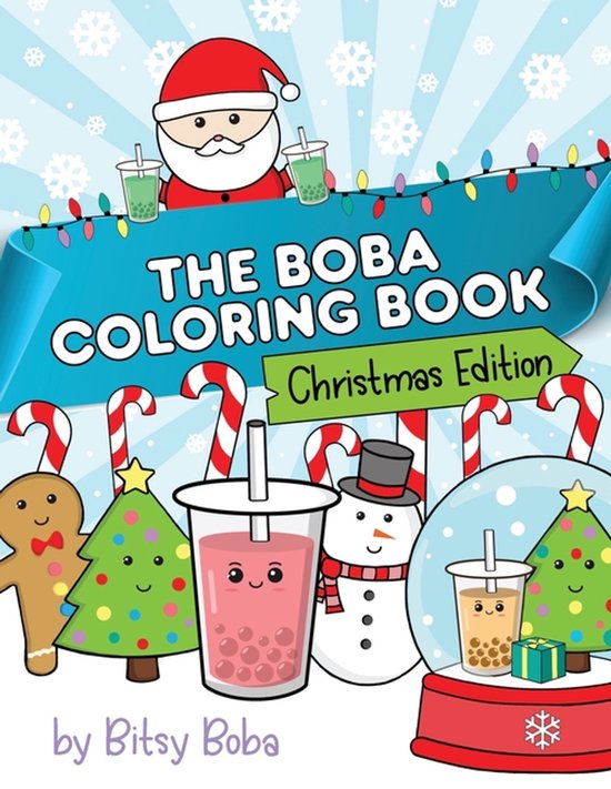 The Boba Coloring Book Christmas Edition - cover