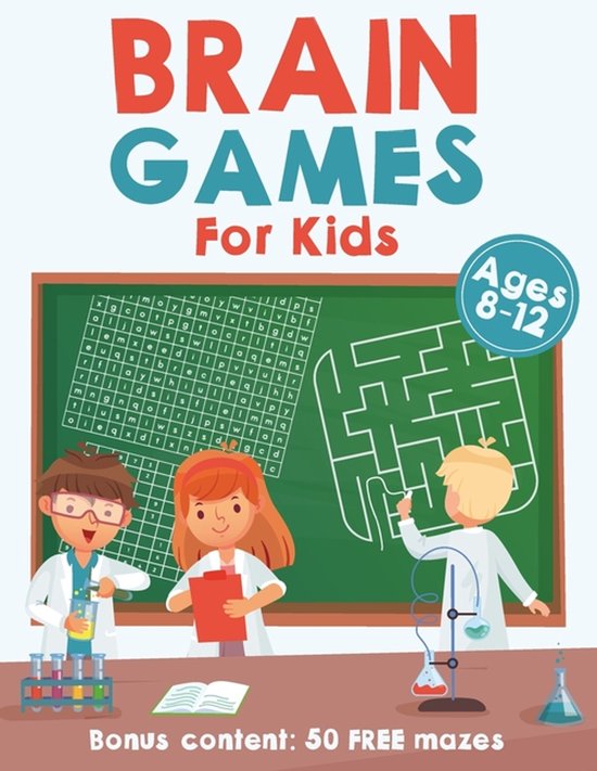 Brain Games For Kids Ages 8-12 - cover