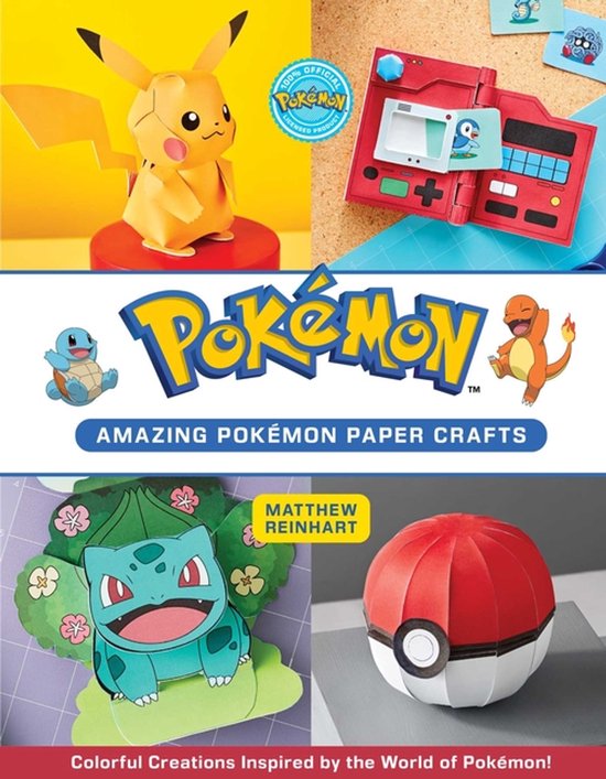 Reinhart Pop-Up Studio- Amazing Pokémon Paper Crafts - cover