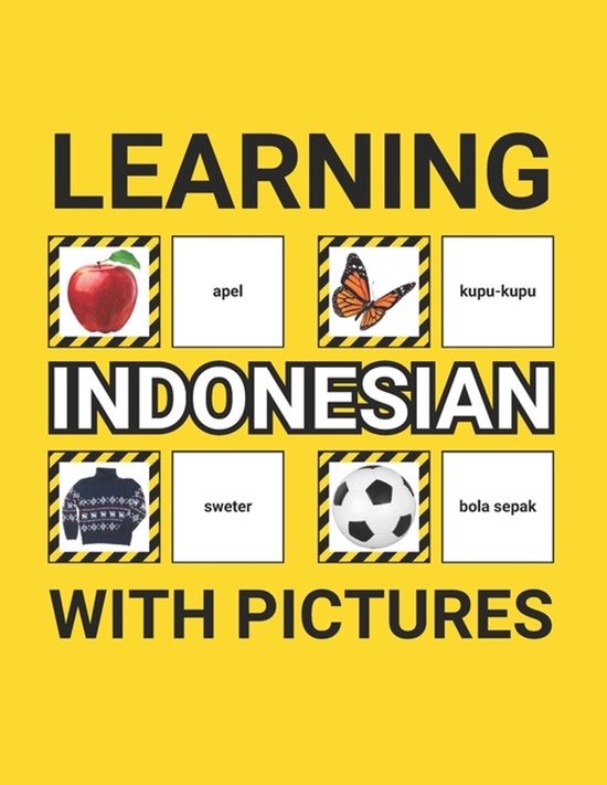 Learning Indonesian with Pictures for Beginners - cover