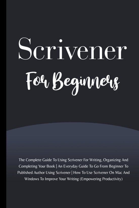 Scrivener For Beginners - cover