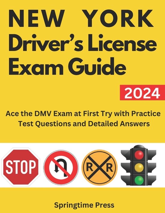 Driver's License Exam Study Guide and Prep- New York Driver' ... - cover