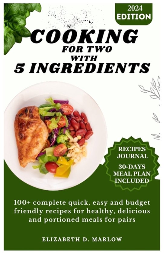Cooking for two with 5 ingredients - cover
