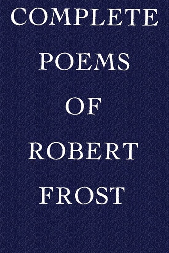 Complete Poems of Robert Frost - cover