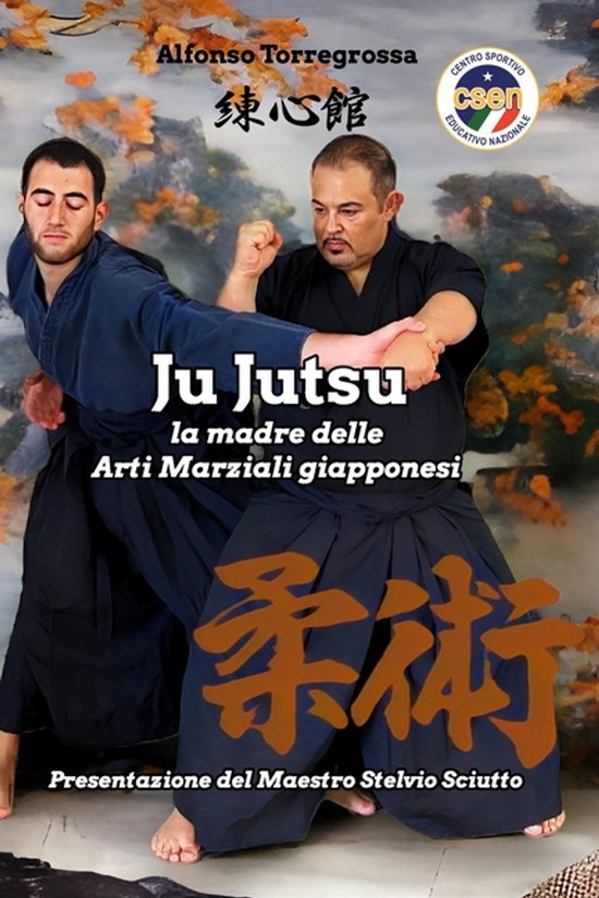 Alfonso Torregrossa presenteert Ju Jutsu, de moeder van de Japanse vechtsporten. Twee mannen in judopakken.