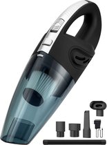 Turbo-7 Kruimelzuiger Snoerloos - Handstofzuiger - Zwart / Grijs - Incl. opzetstukken