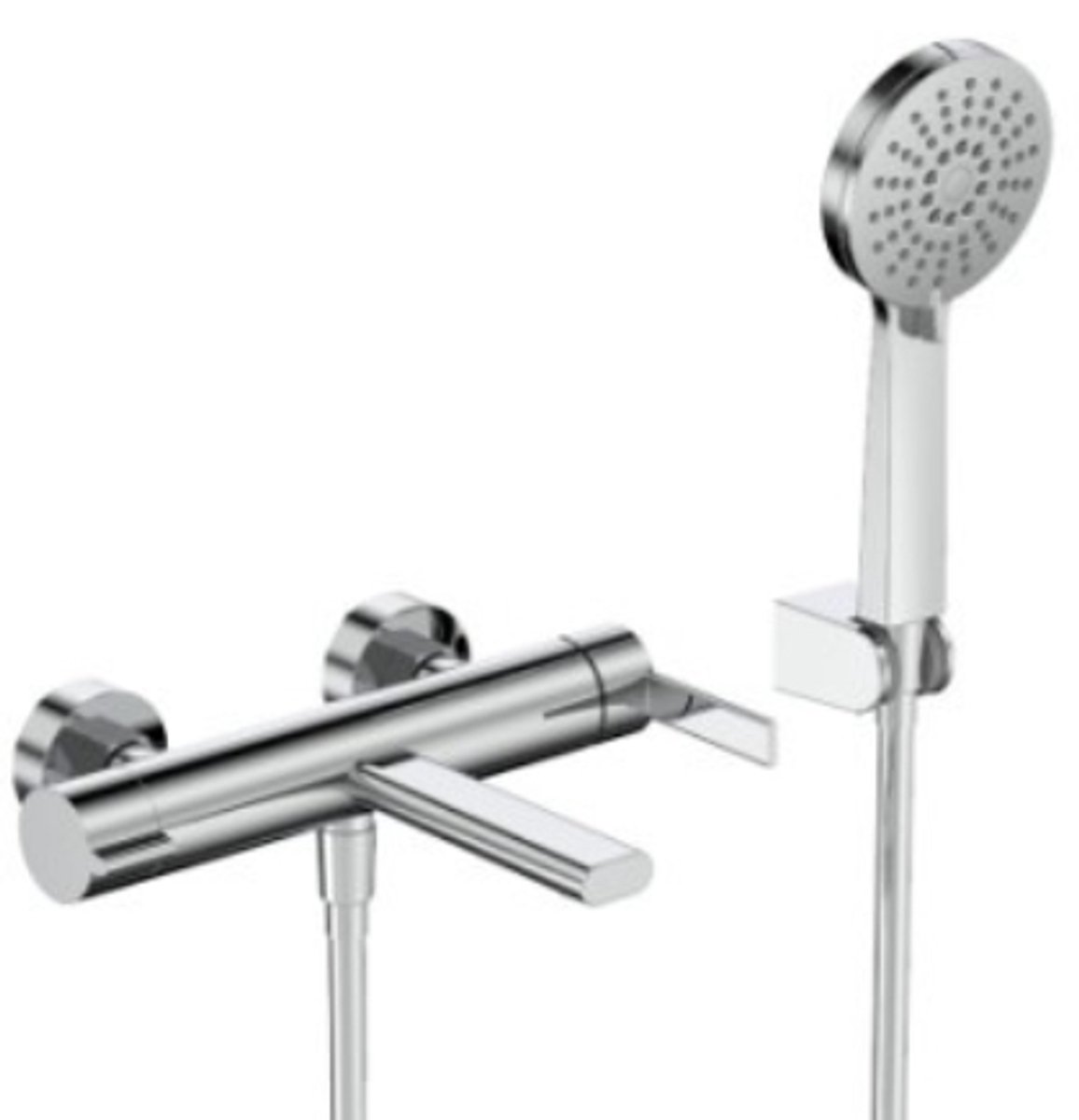 Rondo opbouw badmengkraan met handdouche 3 standen chroom