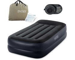 Intex Twin Pillow Rest Raised Luchtbed met ingebouwde pomp - 191x99x42 cm