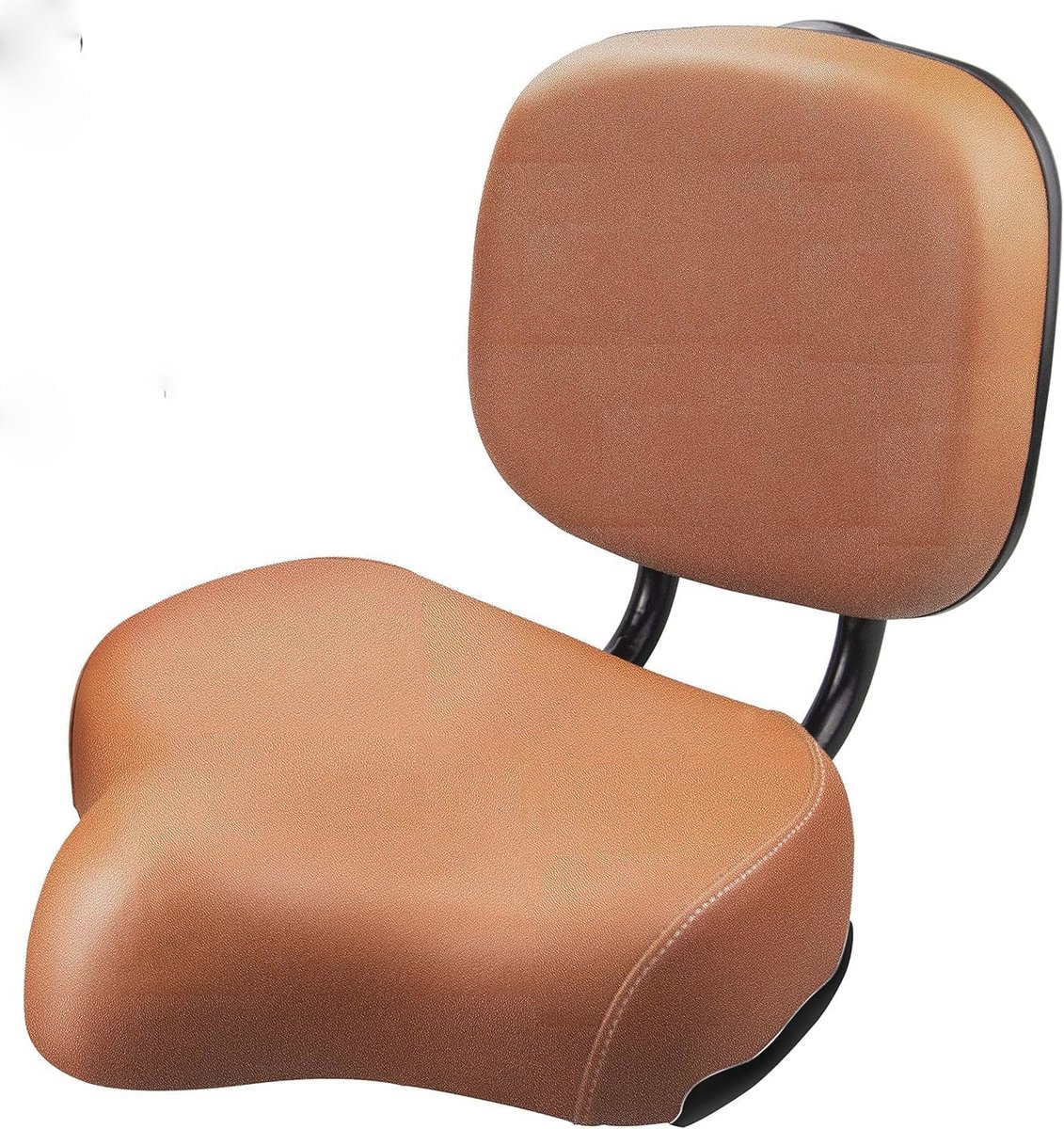 ZUKKA Bicycle Saddle with Soft Polyurethane Backrest for Mountain Bike Tricycle City Bike