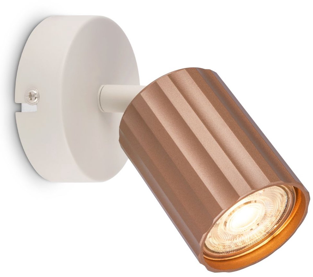 BRILONER Skaft - Wandlamp binnen - draaibaar spotlamp - GU10 fitting - metaal - max. 9W - 