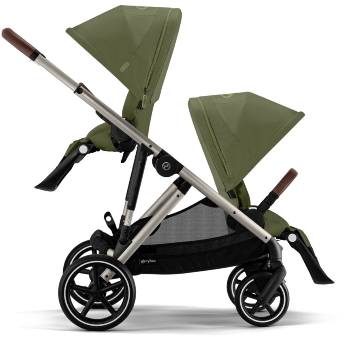 Cybex Gazelle S Kinderwagen Moss Green Taupe Frame - afbeelding 2