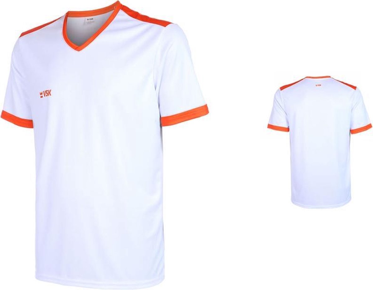 VSK Fly Voetbalshirt Blanco Wit-Oranje-140