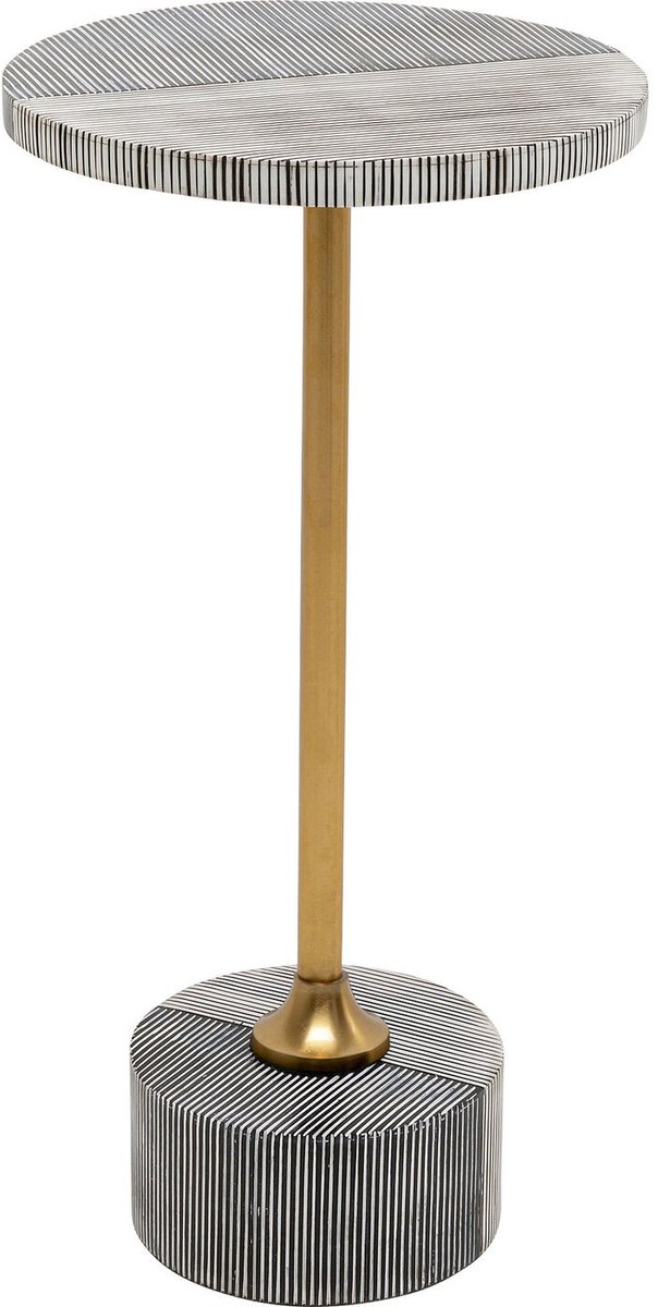 Bijzettafel Domero Double Ø25cm goud Kare Design