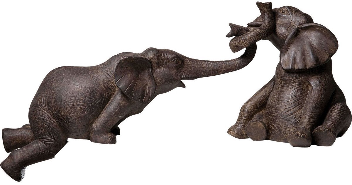 Kare Decofiguur Elephant Circus (set van 2)