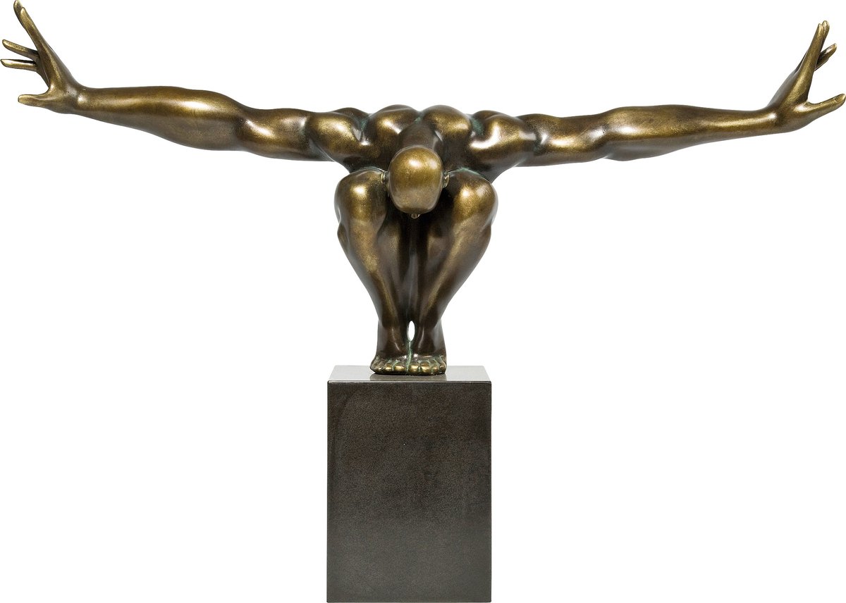 Kare Decofiguur Atleet Brons