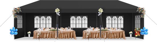 Aufun Paviljoen, partytent, 3 x 6 m, waterdicht, feesttent, biertent