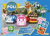 Robocar Poli - 3-in-1 Box (Puzzel+Memo+Domino)