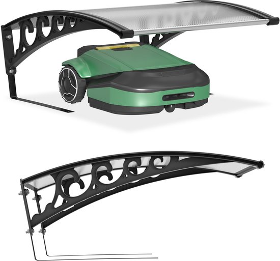 Tondeuse à gazon robotisée, 81 x 103 x 32 cm, pour garage, toit, abri voiture, tondeuse à gazon, protection solaire, résistant aux intempéries, pour jardin, garage, tondeuse à gazon robotisée