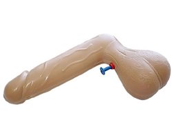 Nooitmeersaai - Waterpistool in penisvorm - PVC - Blank - 20x12 cm