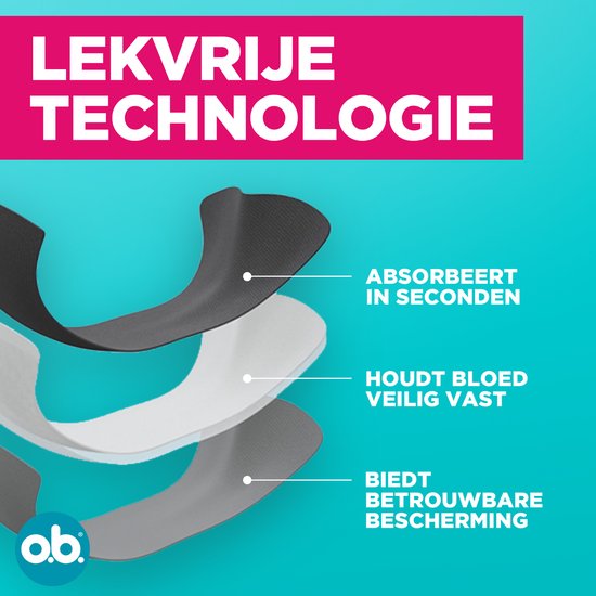 ob sous-vêtements menstruels réutilisables - pour femme - taille M/L - 1 pièce