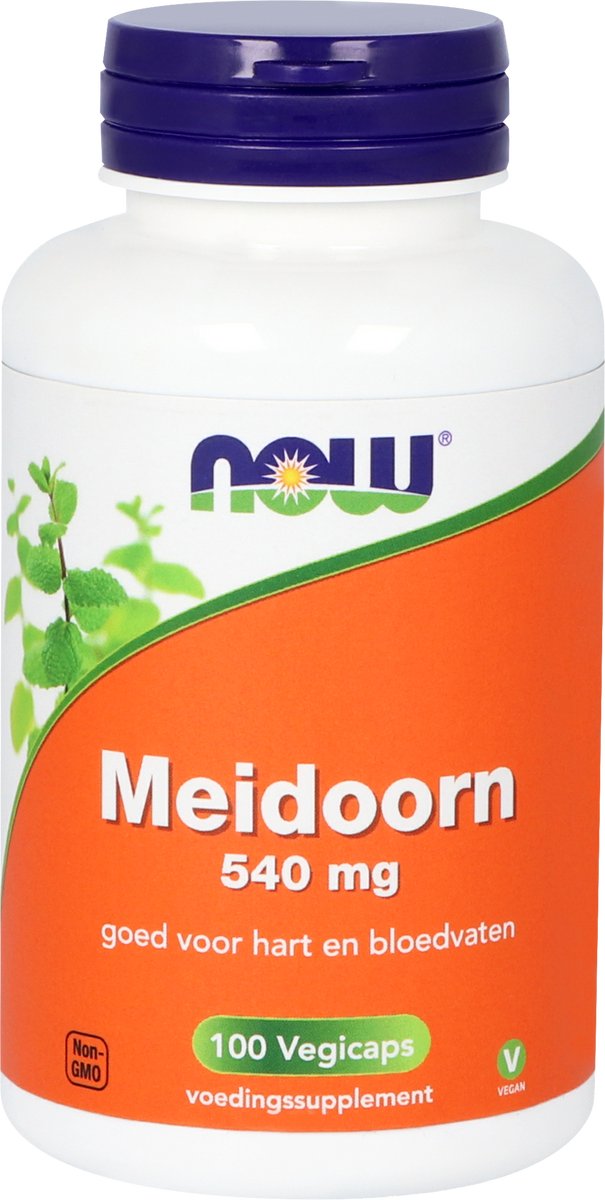 NOW  Meidoorn 540 mg - 100 Vcaps
