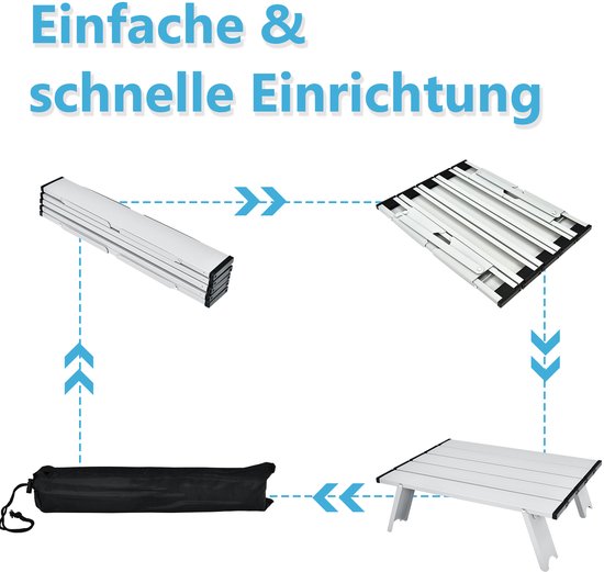 COSTWAY Strandstoelen en tafelset, inklapbare campingstoelen met verstelbare rugleuning, hoofdsteun, zijzakken, ijszakken, schouderbanden en armleuningen, lichte klapstoelen van Costway — afbeelding 5