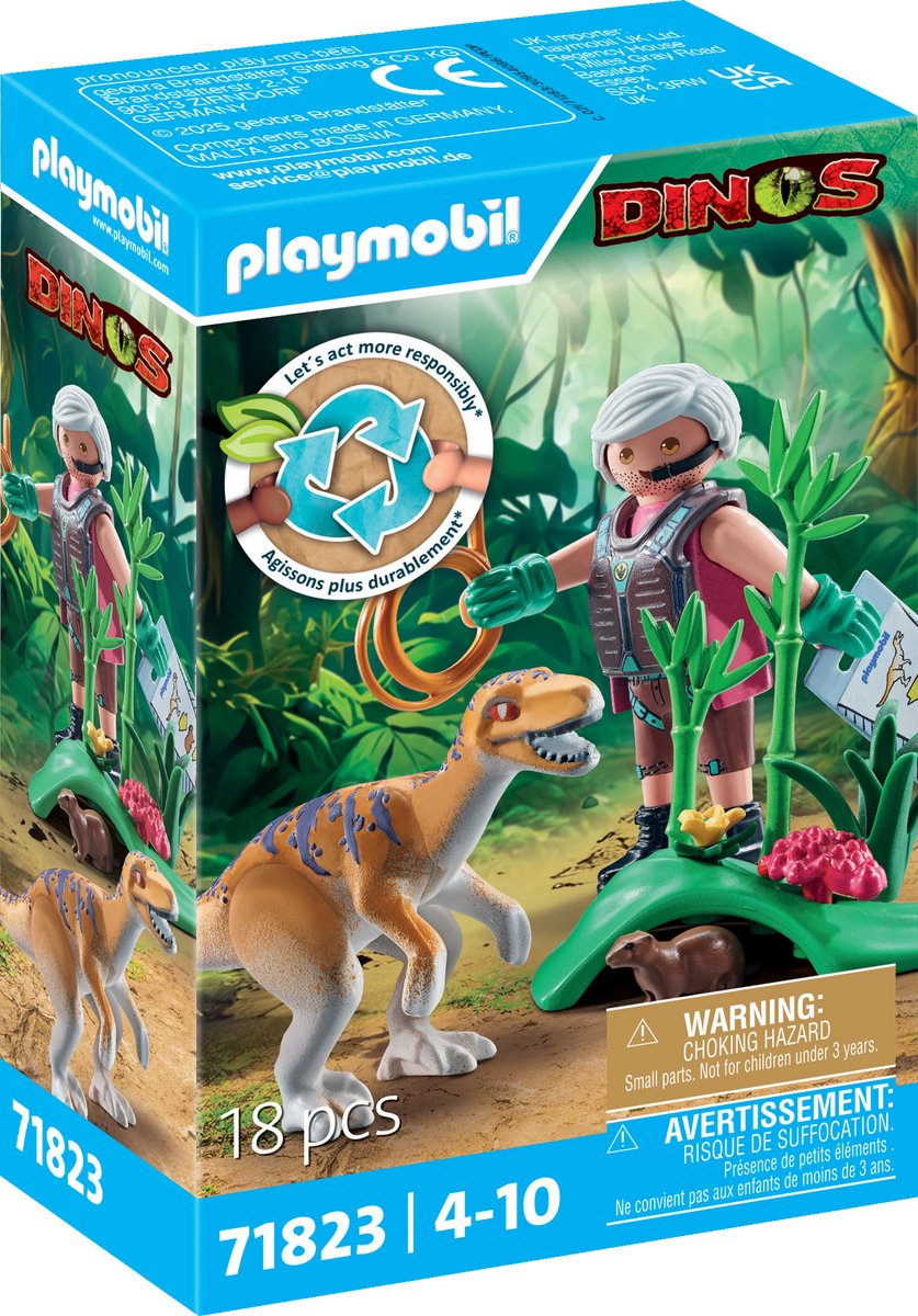 PLAYMOBIL Dinos Velociraptor 71823 — afbeelding 1