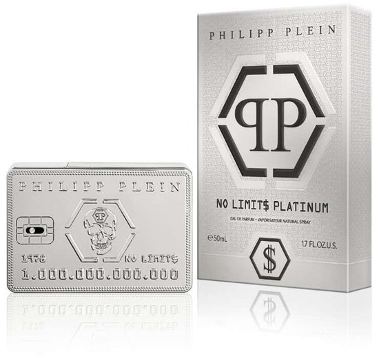 Philipp Plein No Limits Platinum - 50 ml - eau de parfum spray - herenparfum