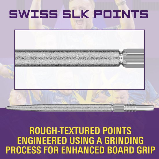 Target Swiss Points SLK Silver Luke Littler 42 mm van Target — afbeelding 2