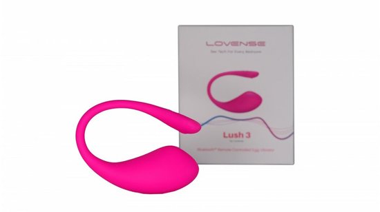 Lovense - Lush 3.0 - Draagbare Vibrator - Vibrerend Ei - Appgestuurd Luxe Vibratie Eitje - Sex Toys voor Vrouwen - Vibrators voor Vrouwen - Sex Toys voor Koppels - Roze
