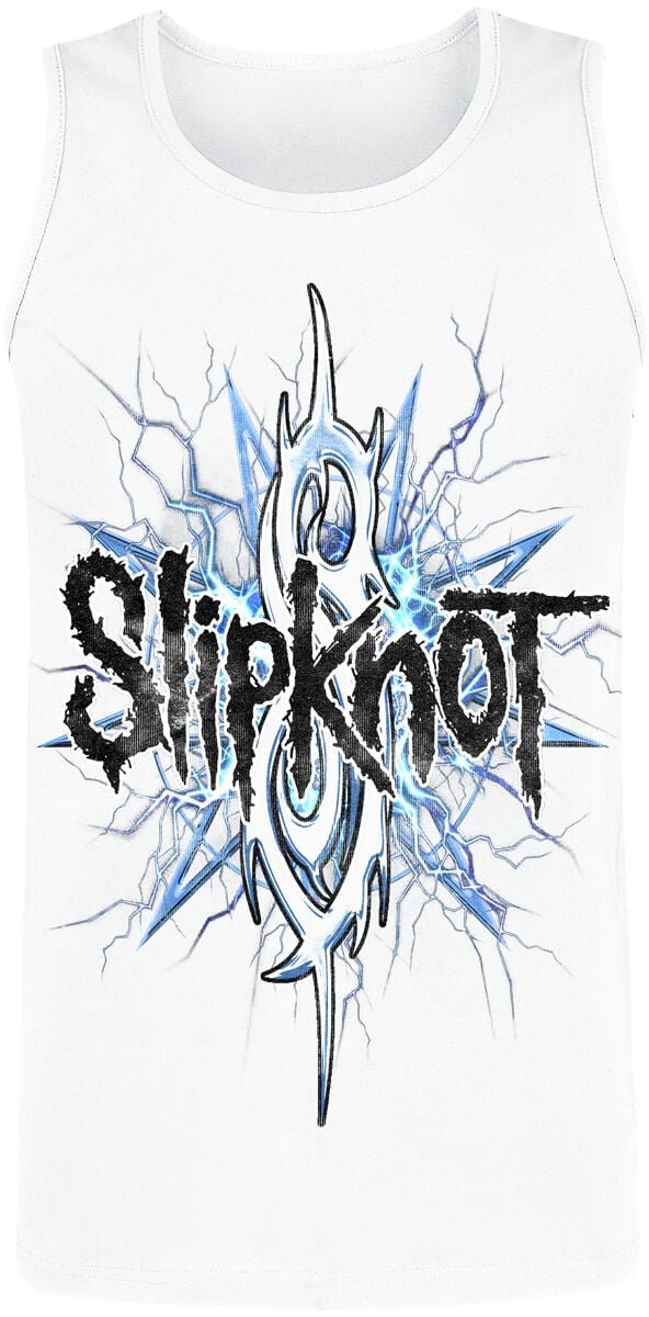 Slipknot Electric Blue Heren Tanktop - wit - M