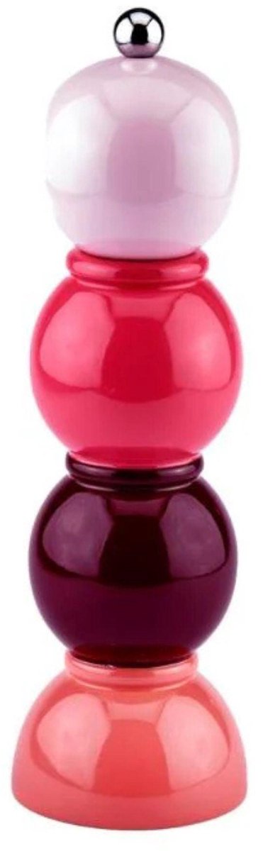 Addison Ross - Peper- en zoutmolen Bobbin Pink Multi 24cm - Peper- en zoutmolen